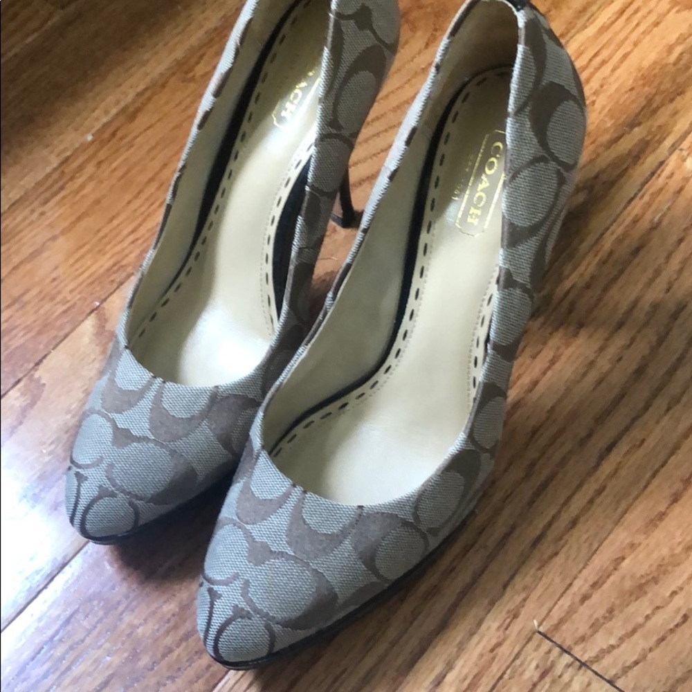 Beige Coach Shoes